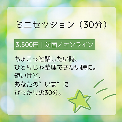 ミニセッション
